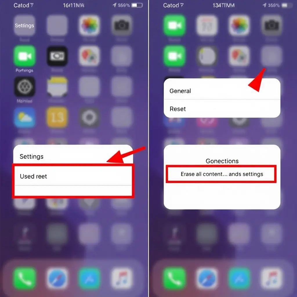 how to factory reset iPhone