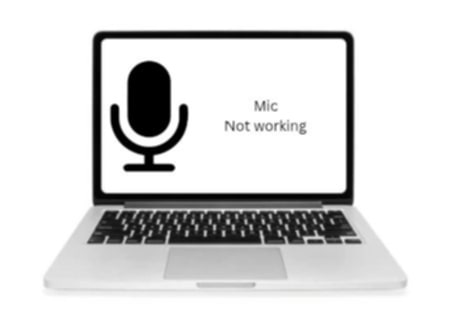 laptop mic not working