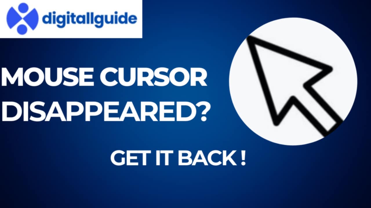 mouse cursor disappeared