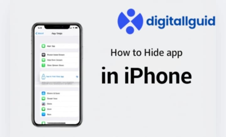 how to hide app in iPhone