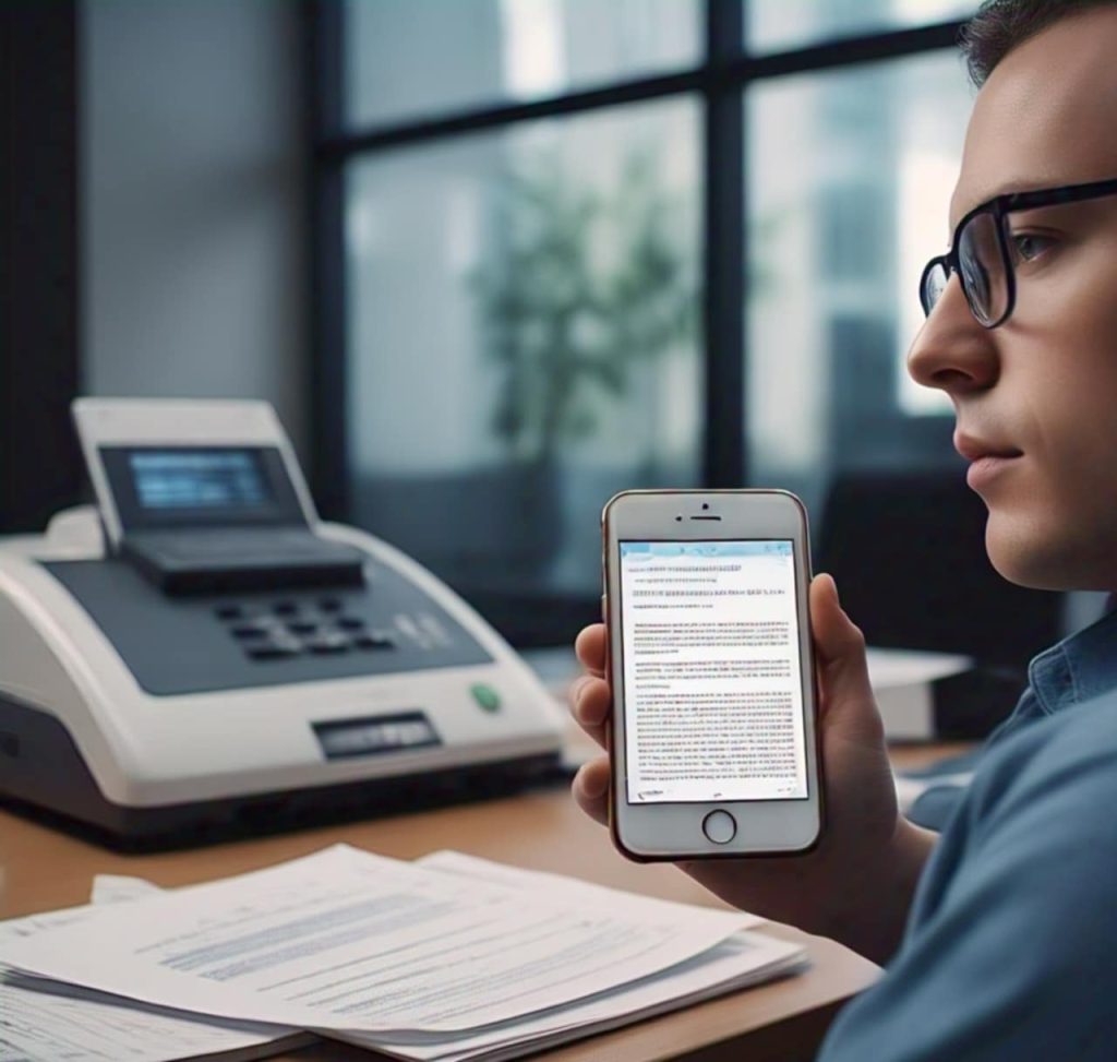 how to fax from iPhone